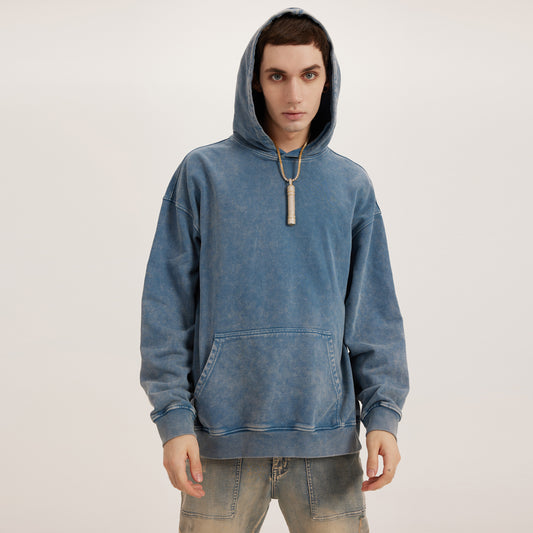 Crushing Serpents - Super Heavyweight Oversized Faded Hoodie